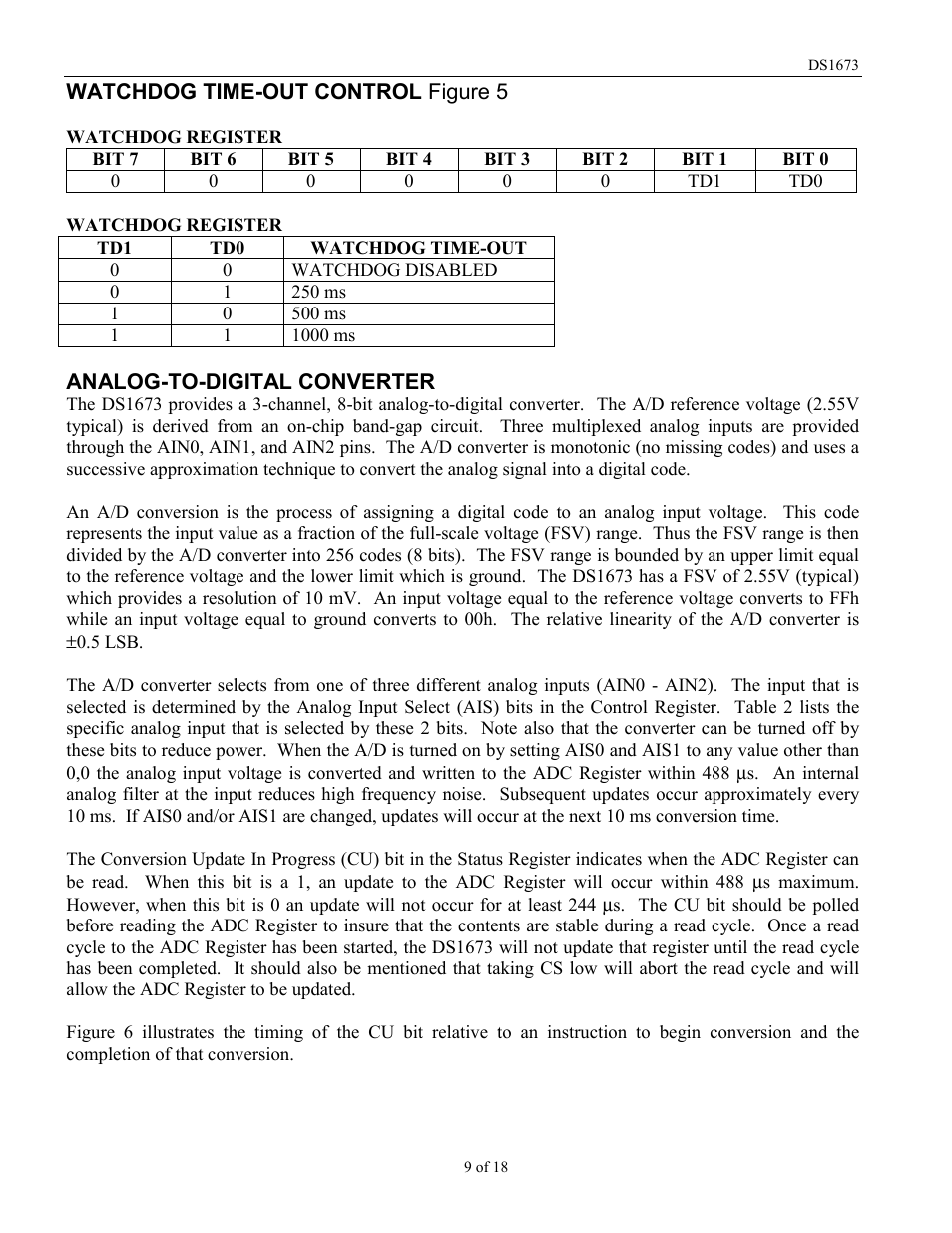 Rainbow Electronics DS1673 User Manual | Page 9 / 18