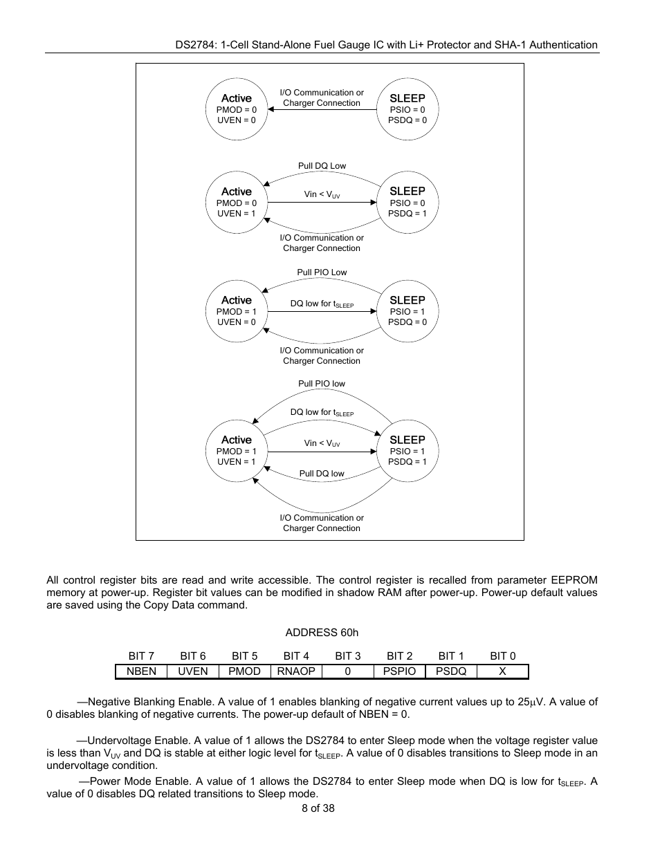Rainbow Electronics DS2784 User Manual | Page 8 / 38