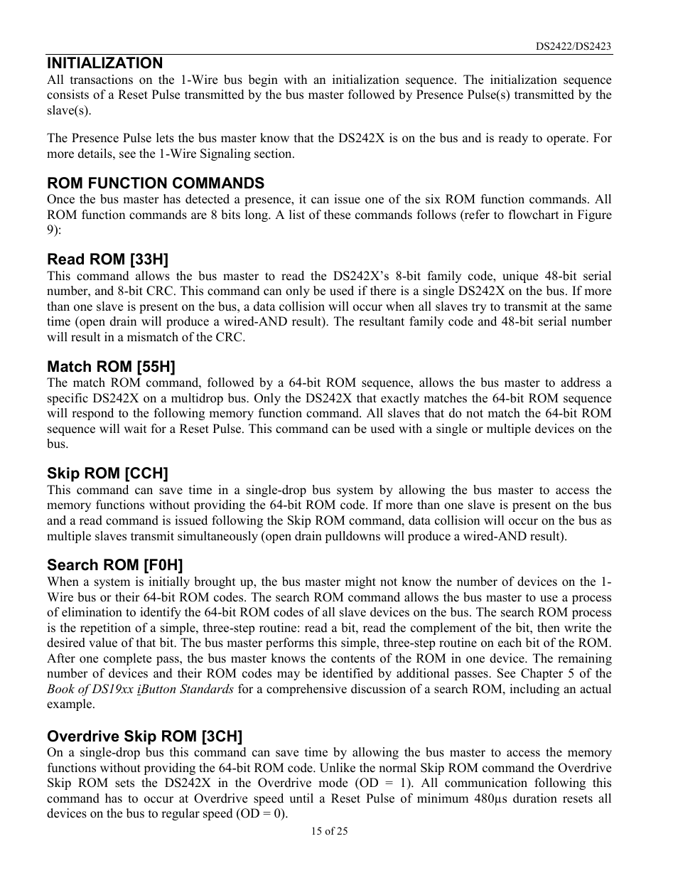Rainbow Electronics DS2422 User Manual | Page 15 / 25