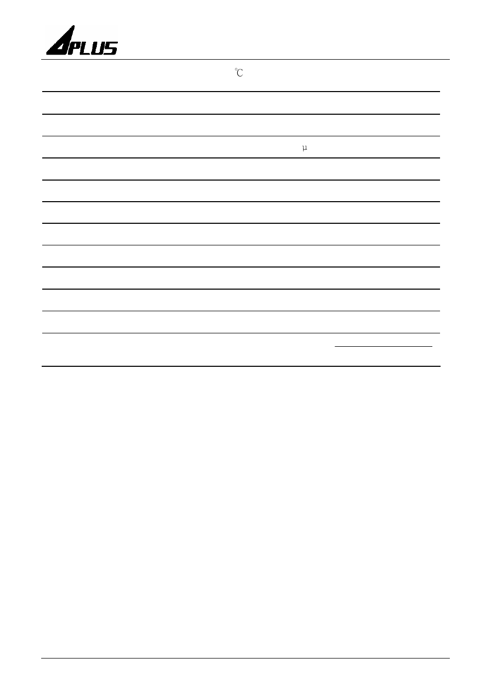Dc characteristics | Rainbow Electronics aP89042 User Manual | Page 14 / 19