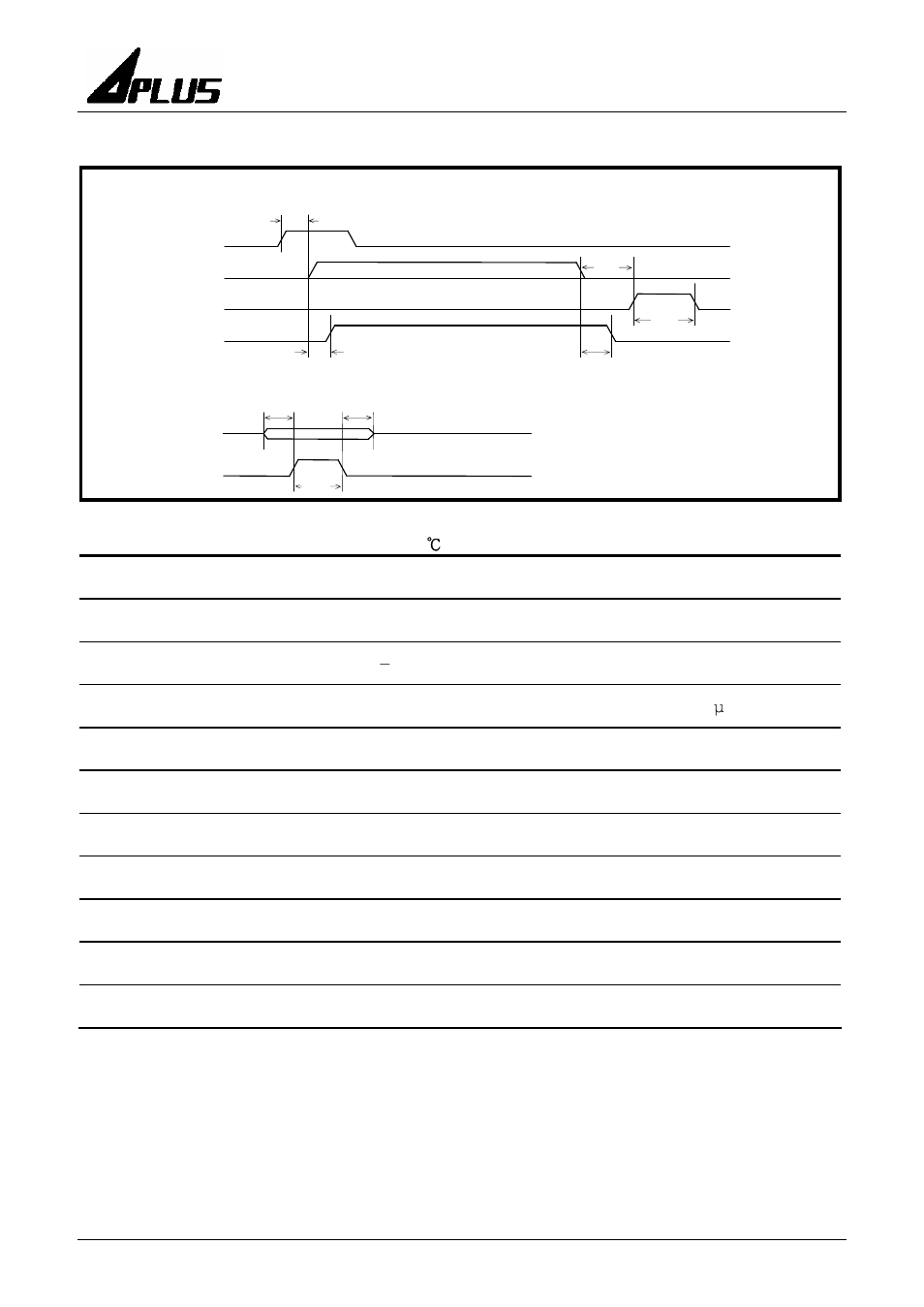 Timing waveforms, Ac characteristics | Rainbow Electronics aP89042 User Manual | Page 15 / 19