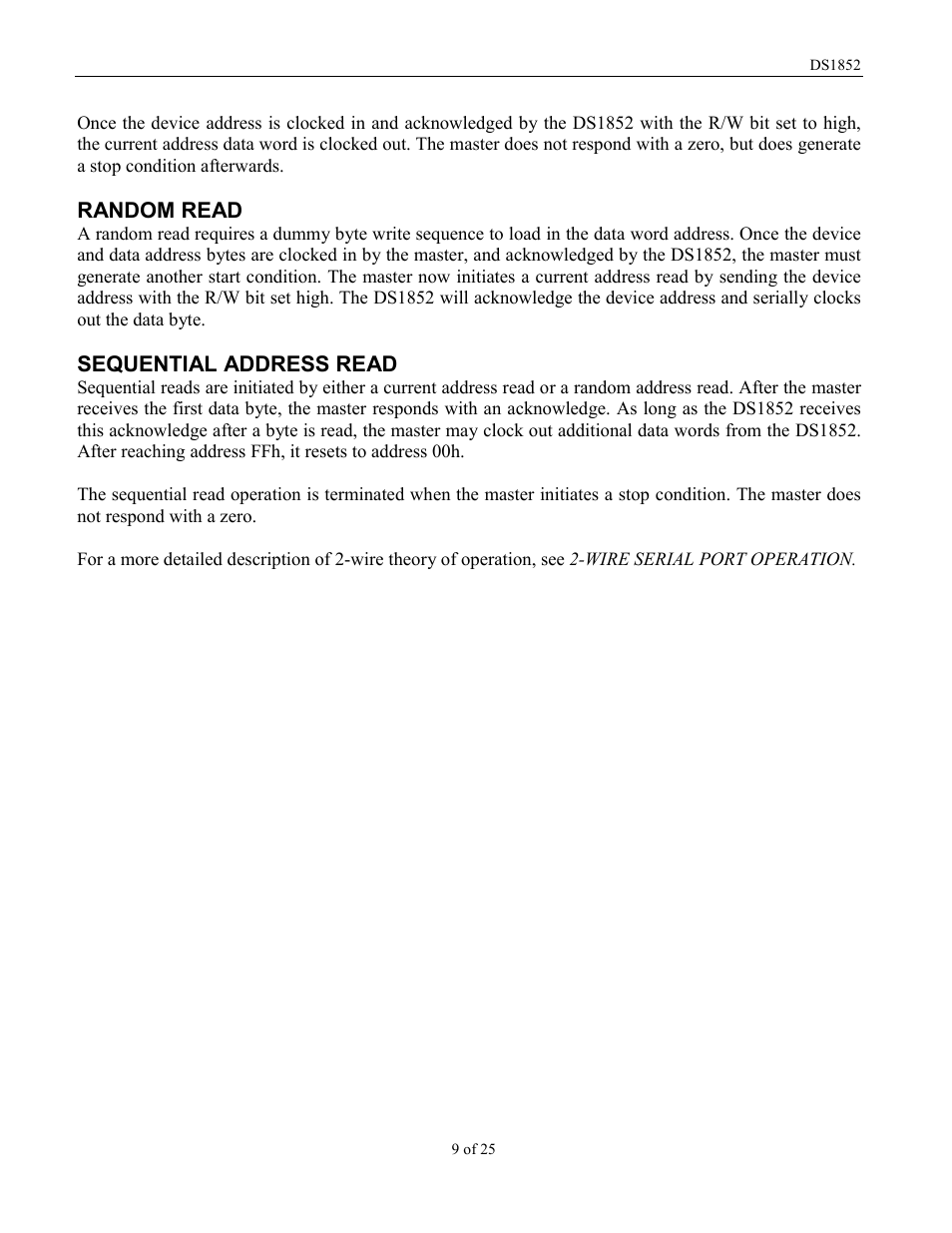 Rainbow Electronics DS1852 User Manual | Page 9 / 25