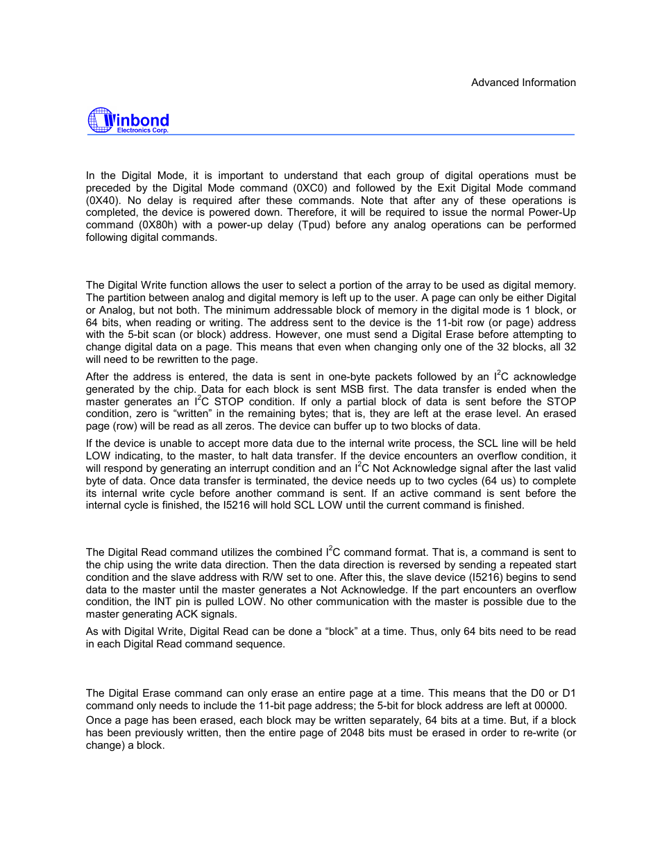 I5216 series, Preliminary | Rainbow Electronics ISD5216 User Manual | Page 41 / 83