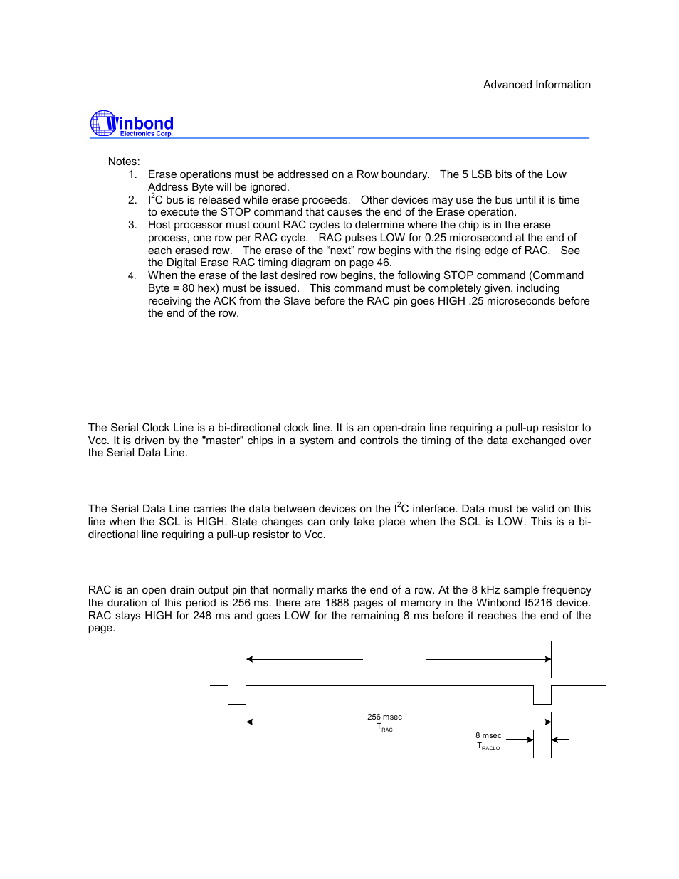I5216 series, Preliminary | Rainbow Electronics ISD5216 User Manual | Page 45 / 83