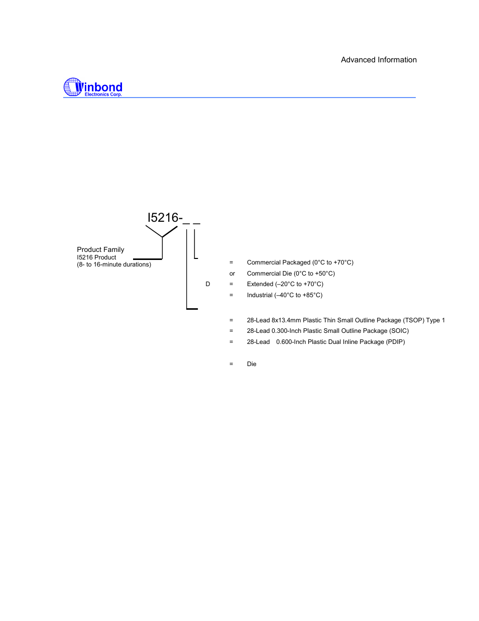 I5216 series, I5216, Preliminary | Rainbow Electronics ISD5216 User Manual | Page 82 / 83