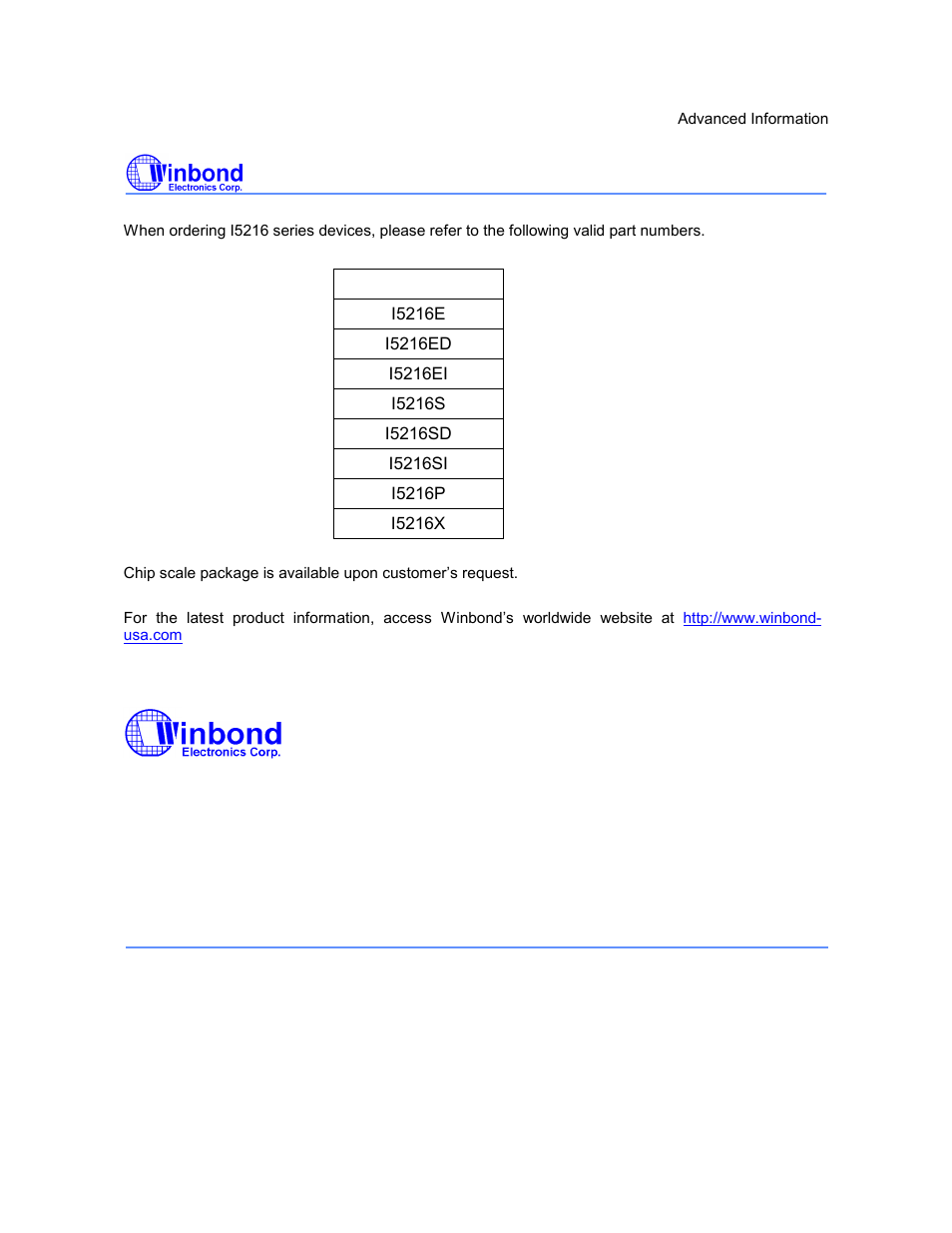 I5216 series, Preliminary | Rainbow Electronics ISD5216 User Manual | Page 83 / 83