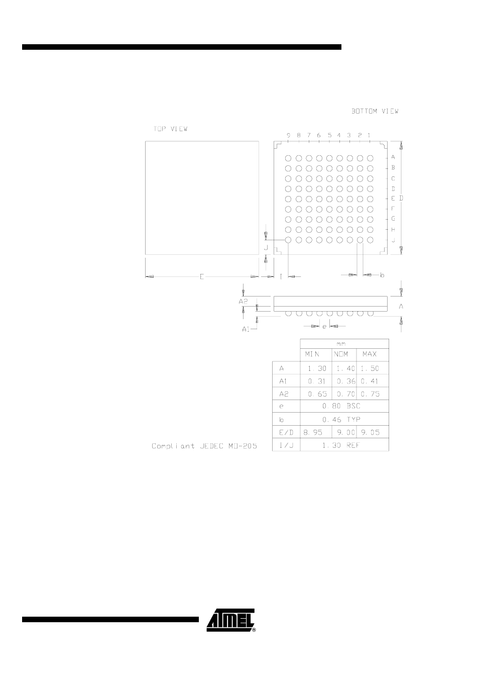 Bga81, At8xc51snd1c | Rainbow Electronics AT89C51SND1C User Manual | Page 203 / 210