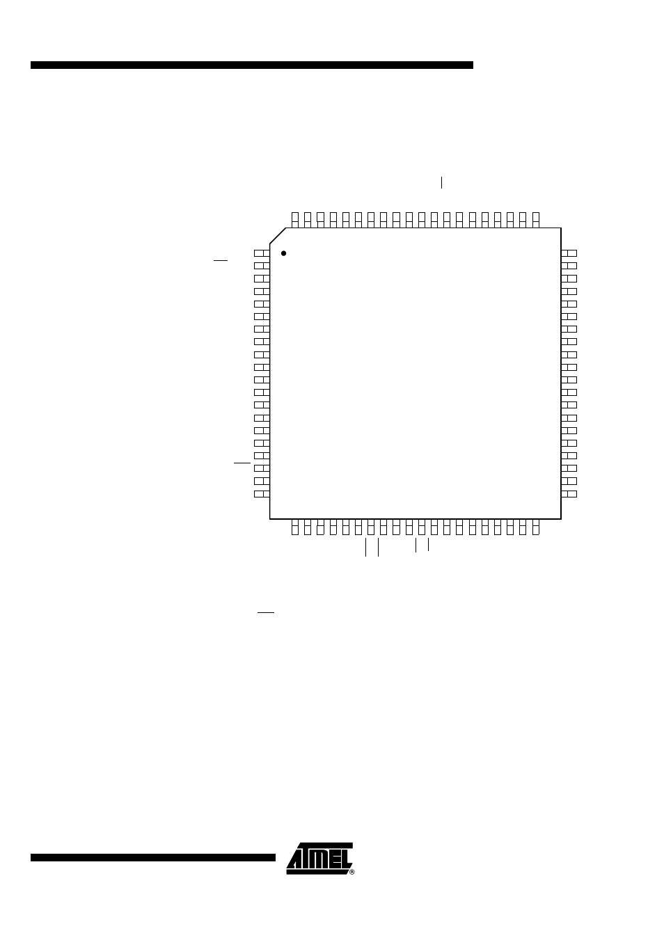 Pin description, Pinouts, At8xc51snd1c | Rainbow Electronics AT89C51SND1C User Manual | Page 3 / 210