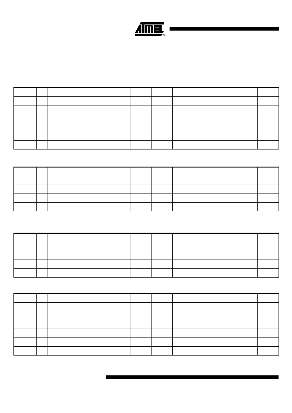 Special function registers, At8xc51snd1c | Rainbow Electronics AT89C51SND1C User Manual | Page 30 / 210