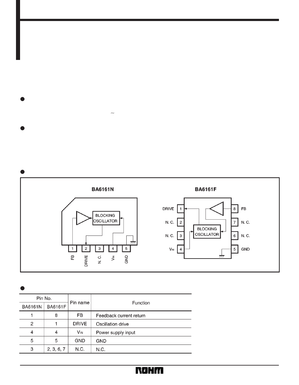 Rainbow Electronics BA6161N_F User Manual | 5 pages