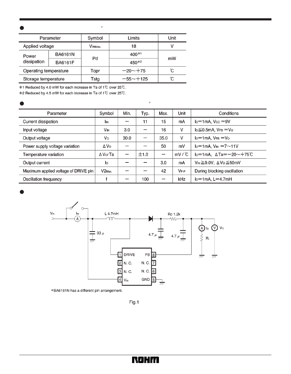 Rainbow Electronics BA6161N_F User Manual | Page 2 / 5