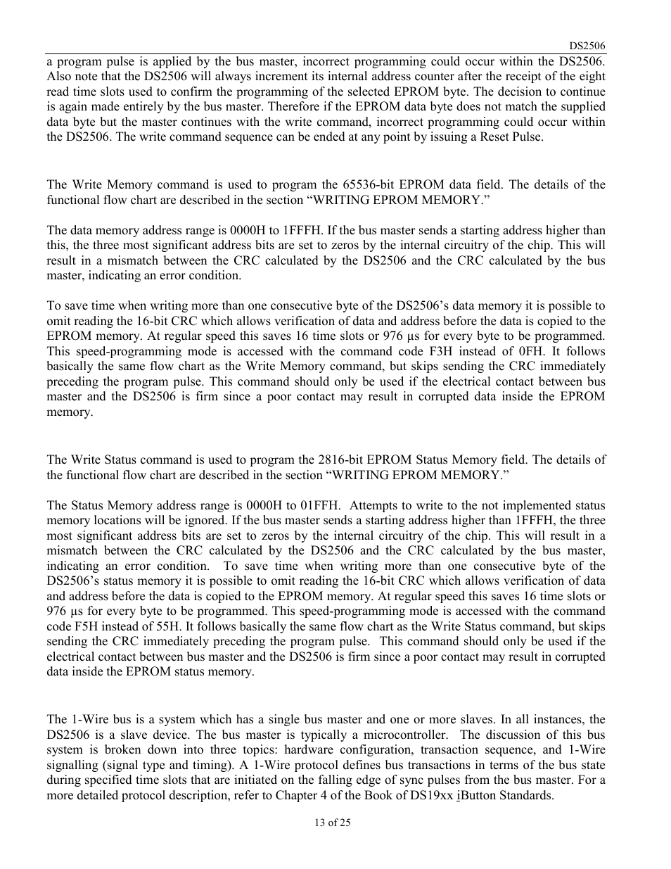 Rainbow Electronics DS2506 User Manual | Page 13 / 25