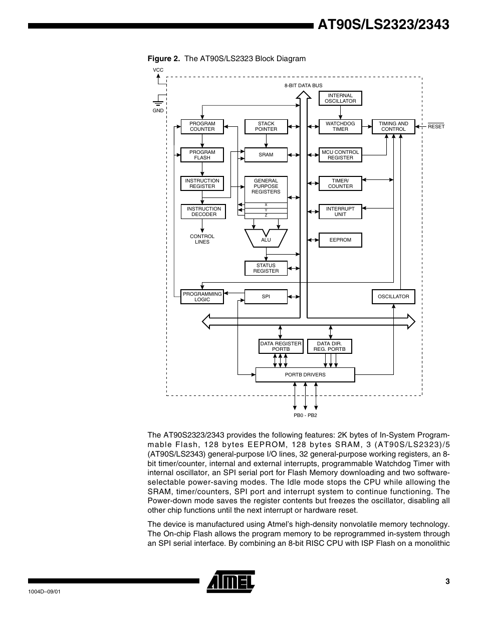 Rainbow Electronics AT90LS2343 User Manual | Page 3 / 64