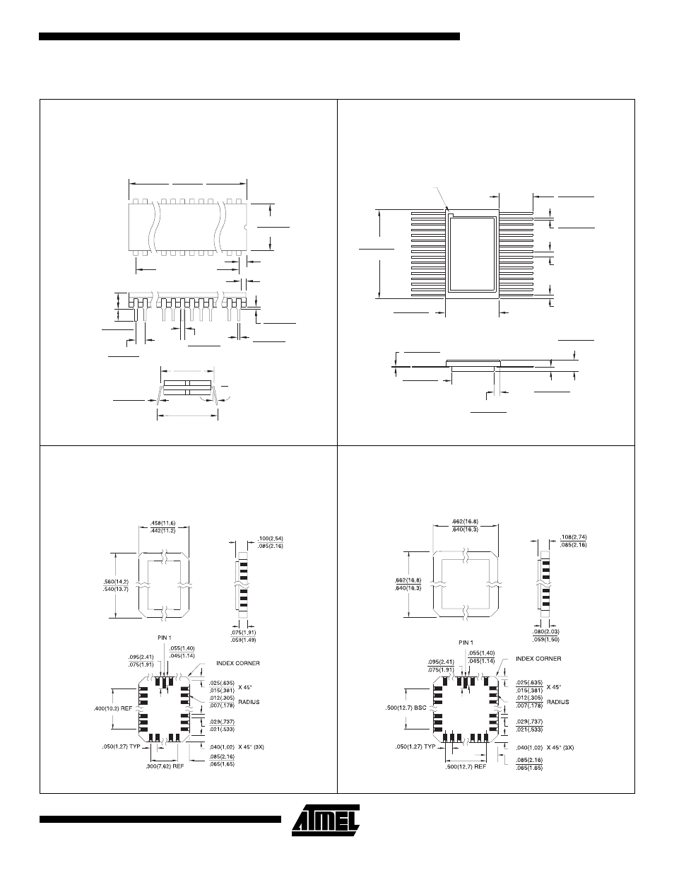 Packaging information, Controlling dimension: millimeters | Rainbow Electronics AT28C0101 User Manual | Page 13 / 16