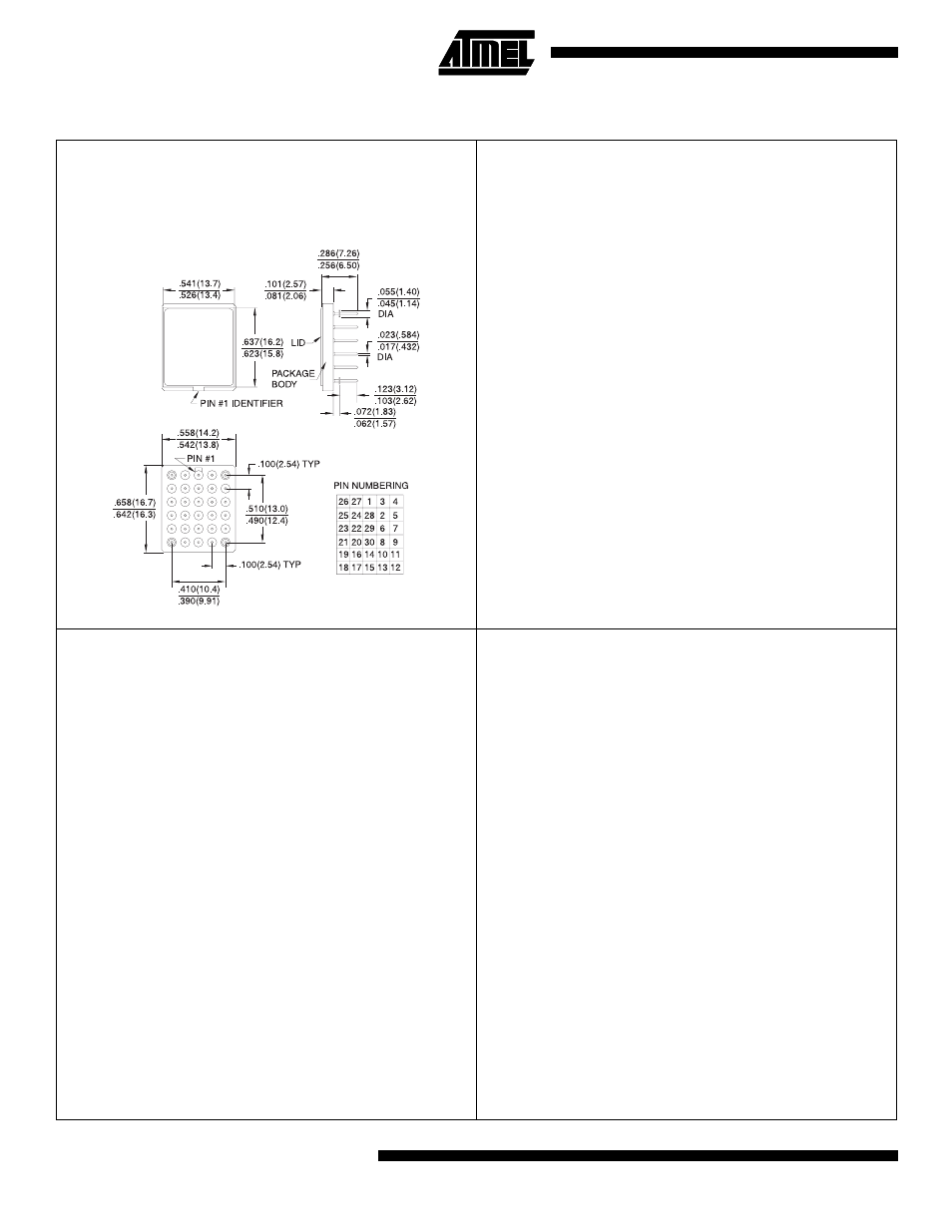 Rainbow Electronics AT28C0101 User Manual | Page 14 / 16