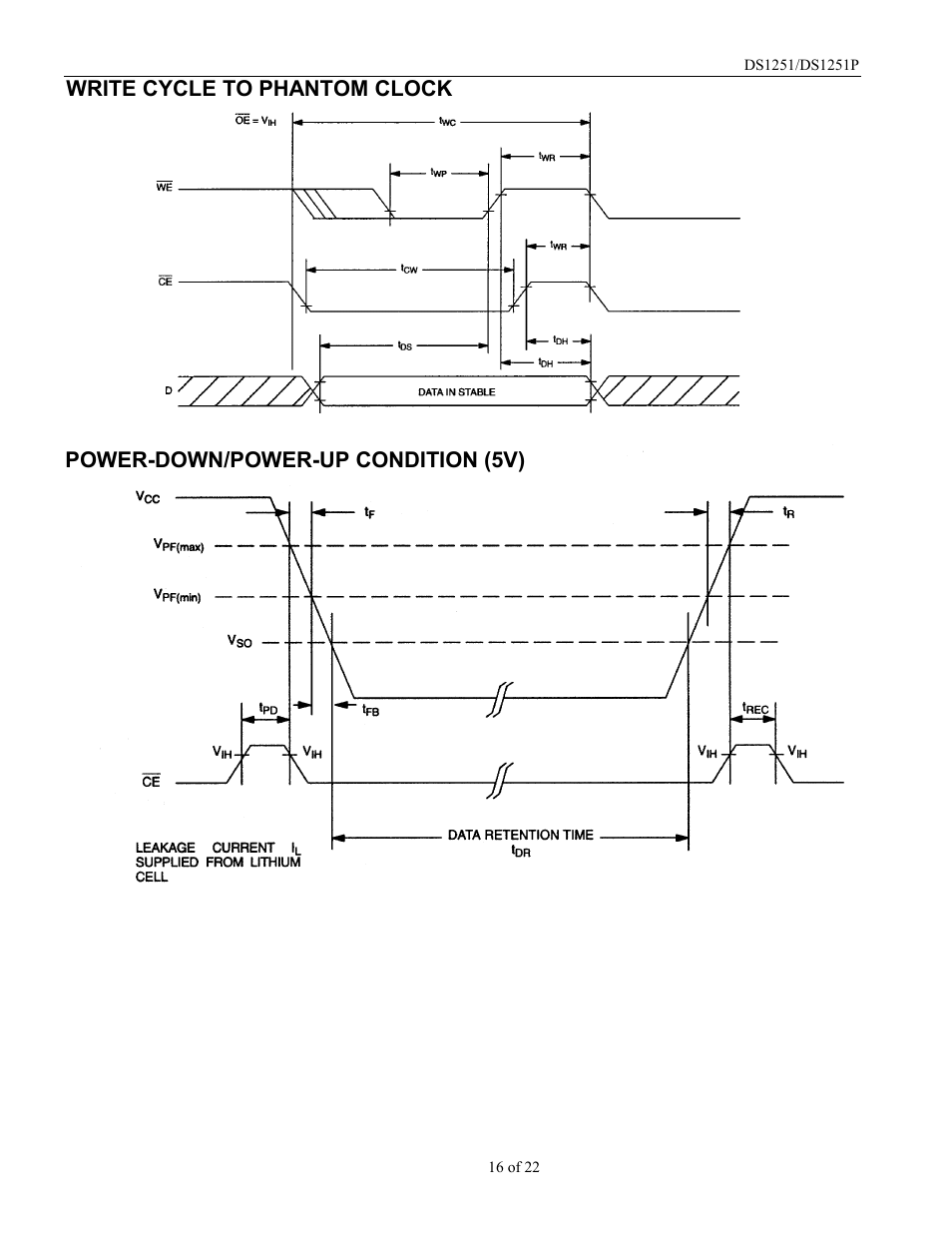 Rainbow Electronics DS1251Y User Manual | Page 16 / 22