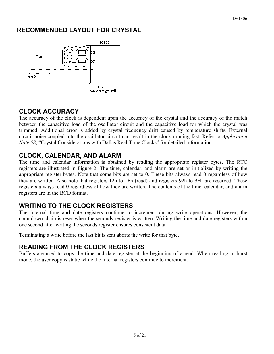 Rainbow Electronics DS1306 User Manual | Page 5 / 21