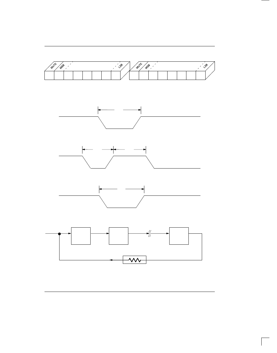 16–bit i/o shift register figure 6, B) repetitive pulse inputs, C) continuous pulse inputs | Cascading operation figure 8 | Rainbow Electronics DS1800 User Manual | Page 12 / 13