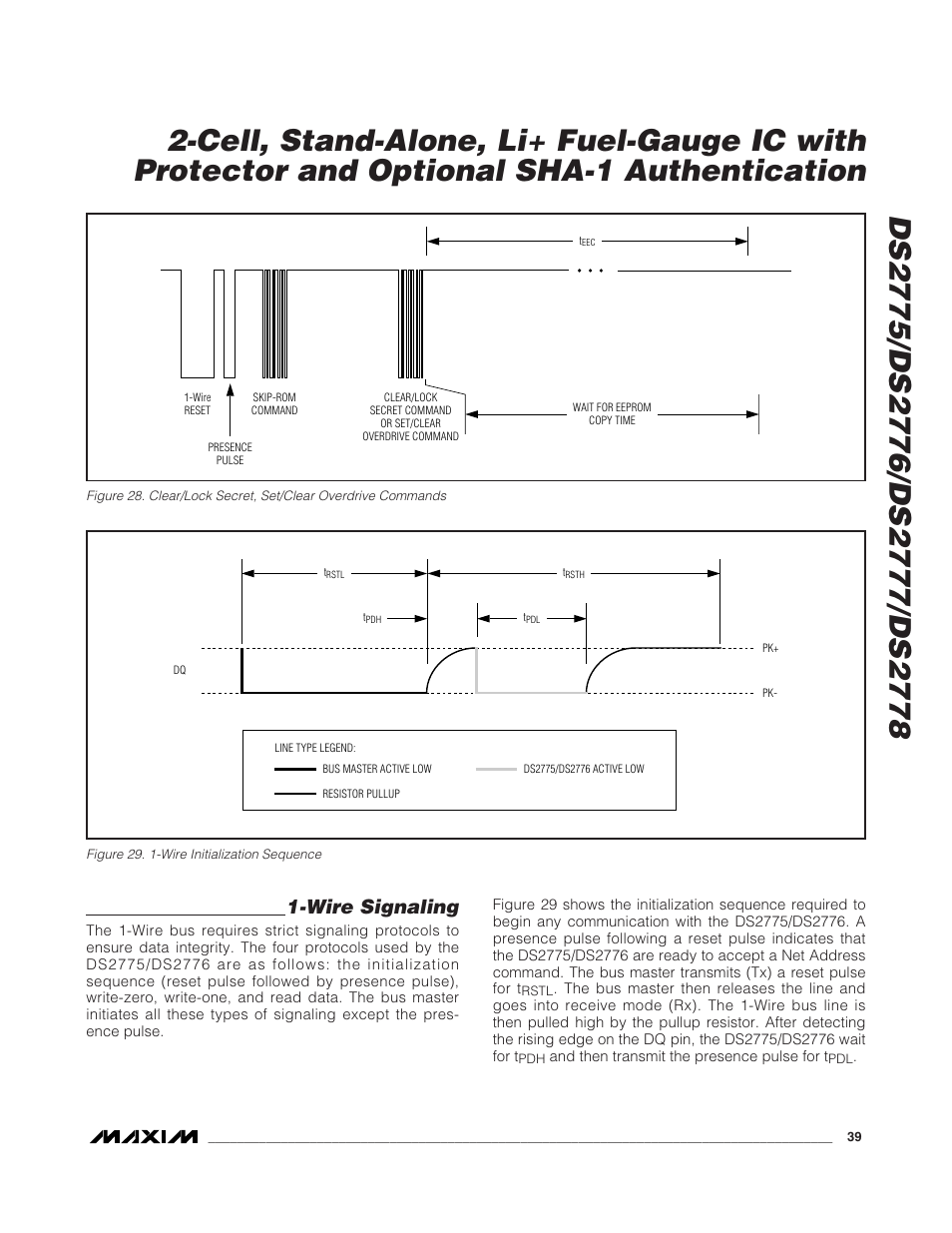Wire signaling | Rainbow Electronics DS2778 User Manual | Page 39 / 45