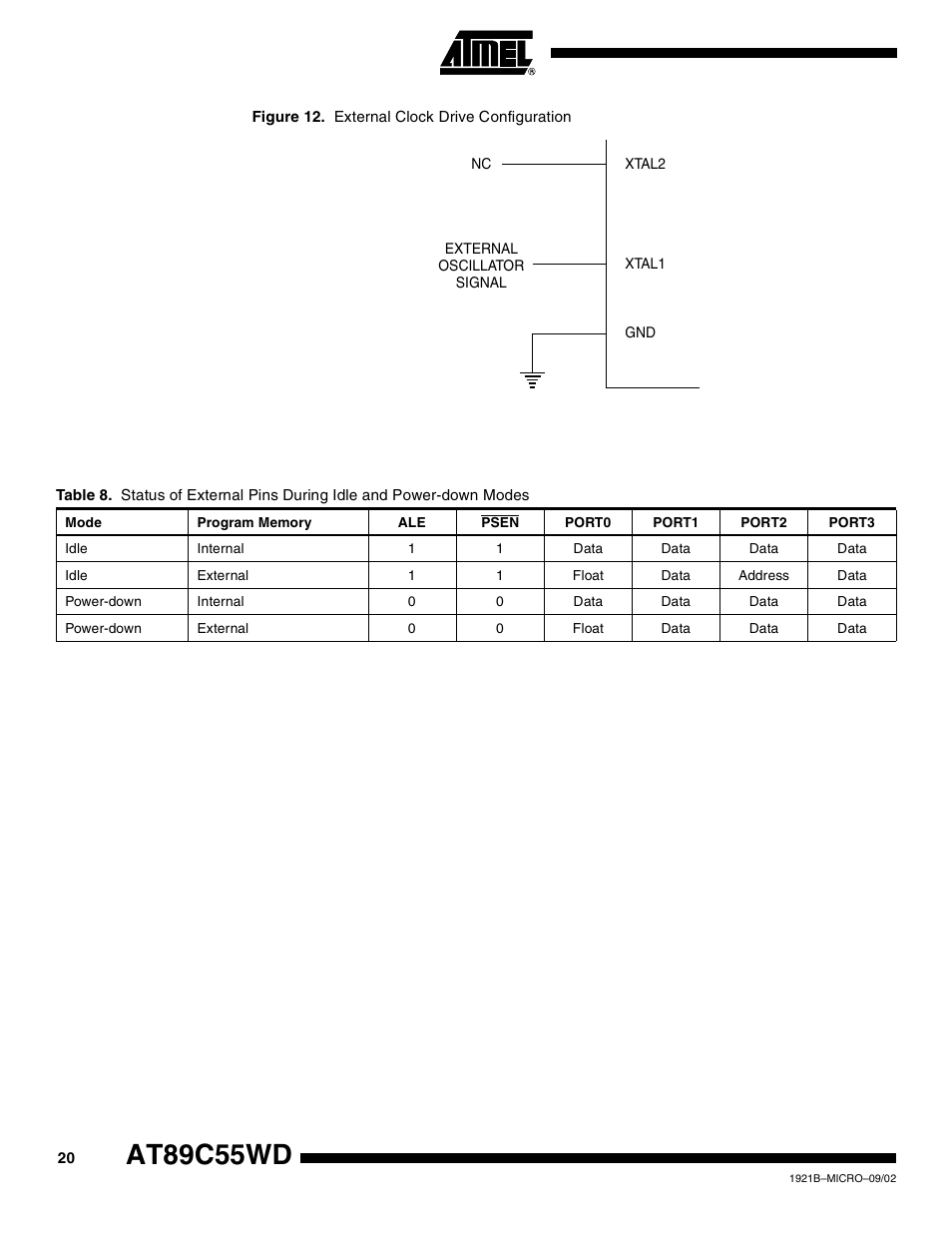 At89c55wd | Rainbow Electronics AT89C55WD User Manual | Page 20 / 37