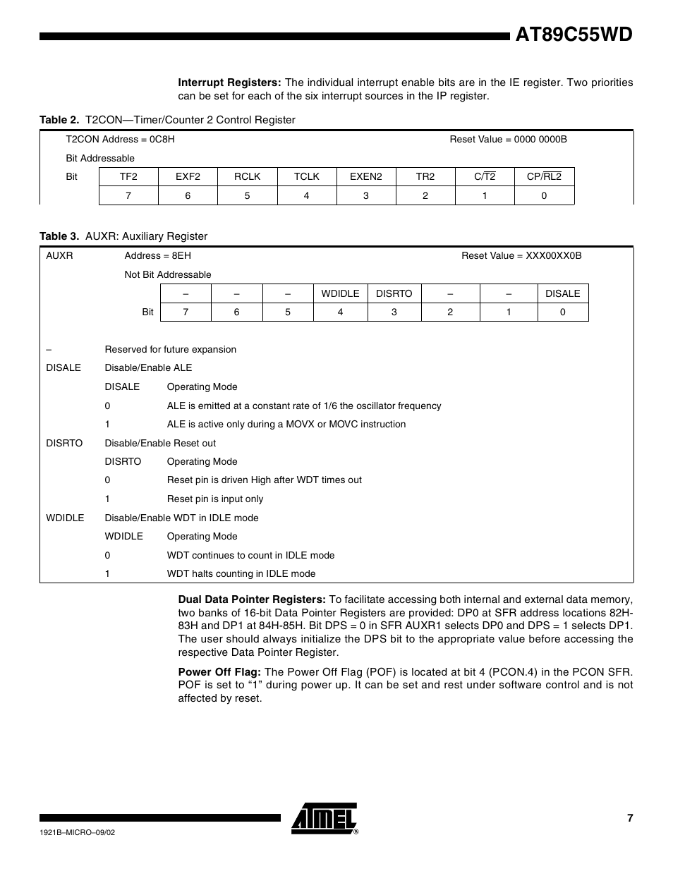At89c55wd | Rainbow Electronics AT89C55WD User Manual | Page 7 / 37