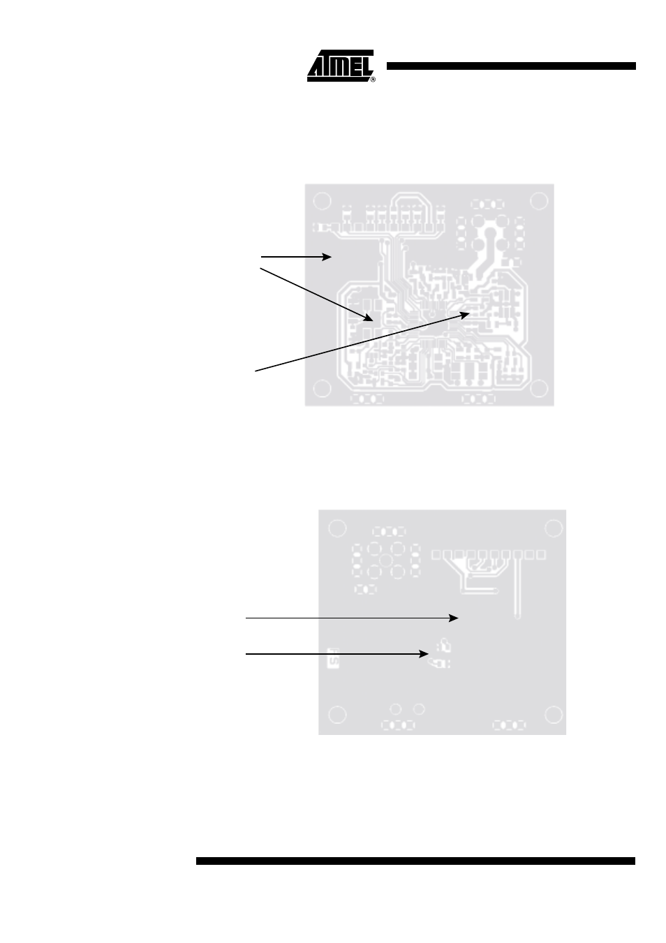Layout, Reference design top layer, Reference design bottom layer | Rainbow Electronics AT86RF211 User Manual | Page 46 / 48