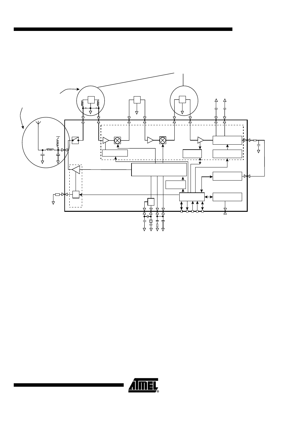 Block diagram, Synthesizer | Rainbow Electronics AT86RF211 User Manual | Page 5 / 48