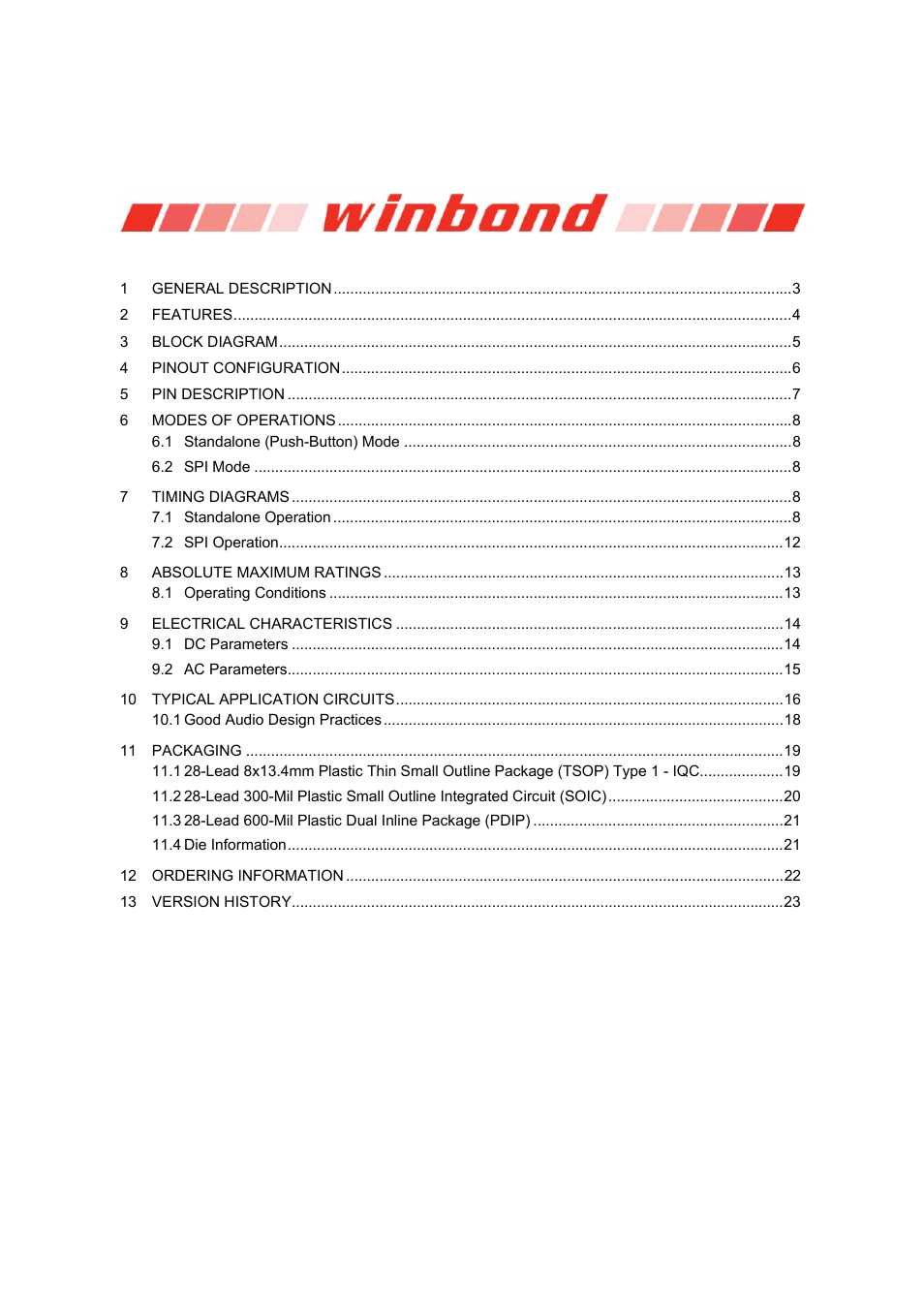 Isd1700 series | Rainbow Electronics ISD1700 User Manual | Page 2 / 24