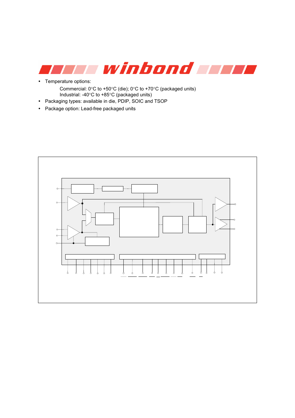 Isd1700 series, 3 block diagram | Rainbow Electronics ISD1700 User Manual | Page 5 / 24