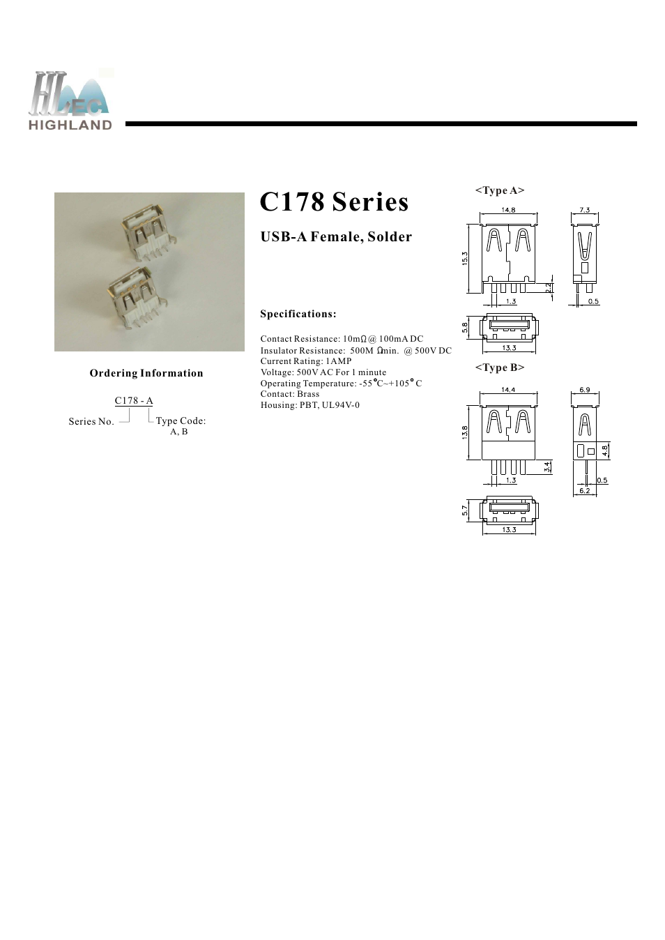 Rainbow Electronics C178 Series User Manual | 1 page