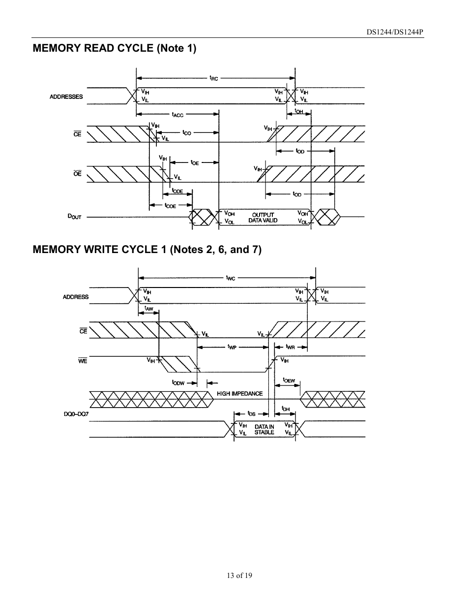 Rainbow Electronics DS1244Y User Manual | Page 13 / 19