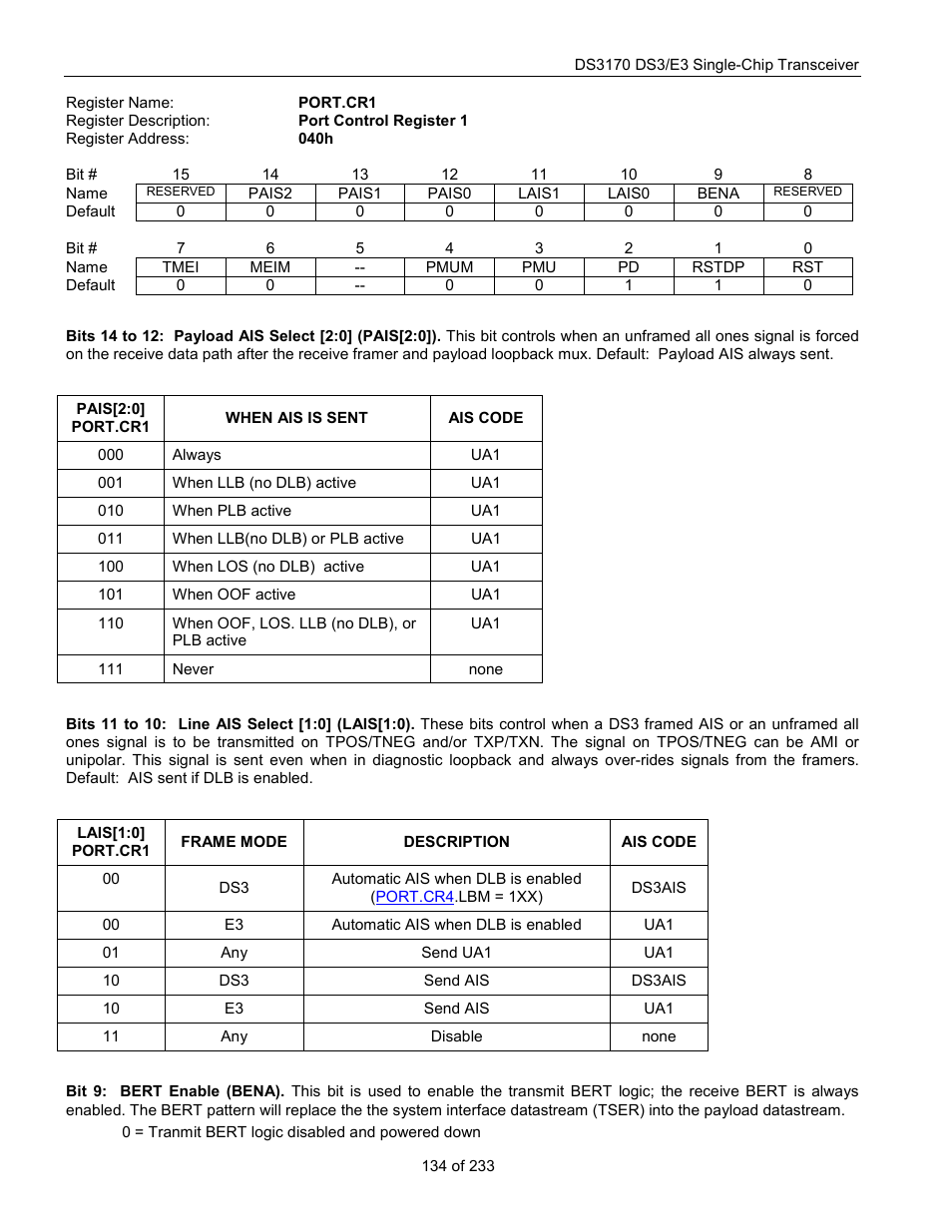 Port.cr1, T bit | Rainbow Electronics DS3170 User Manual | Page 134 / 233