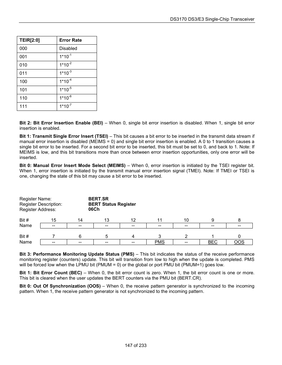 Bert.sr | Rainbow Electronics DS3170 User Manual | Page 147 / 233