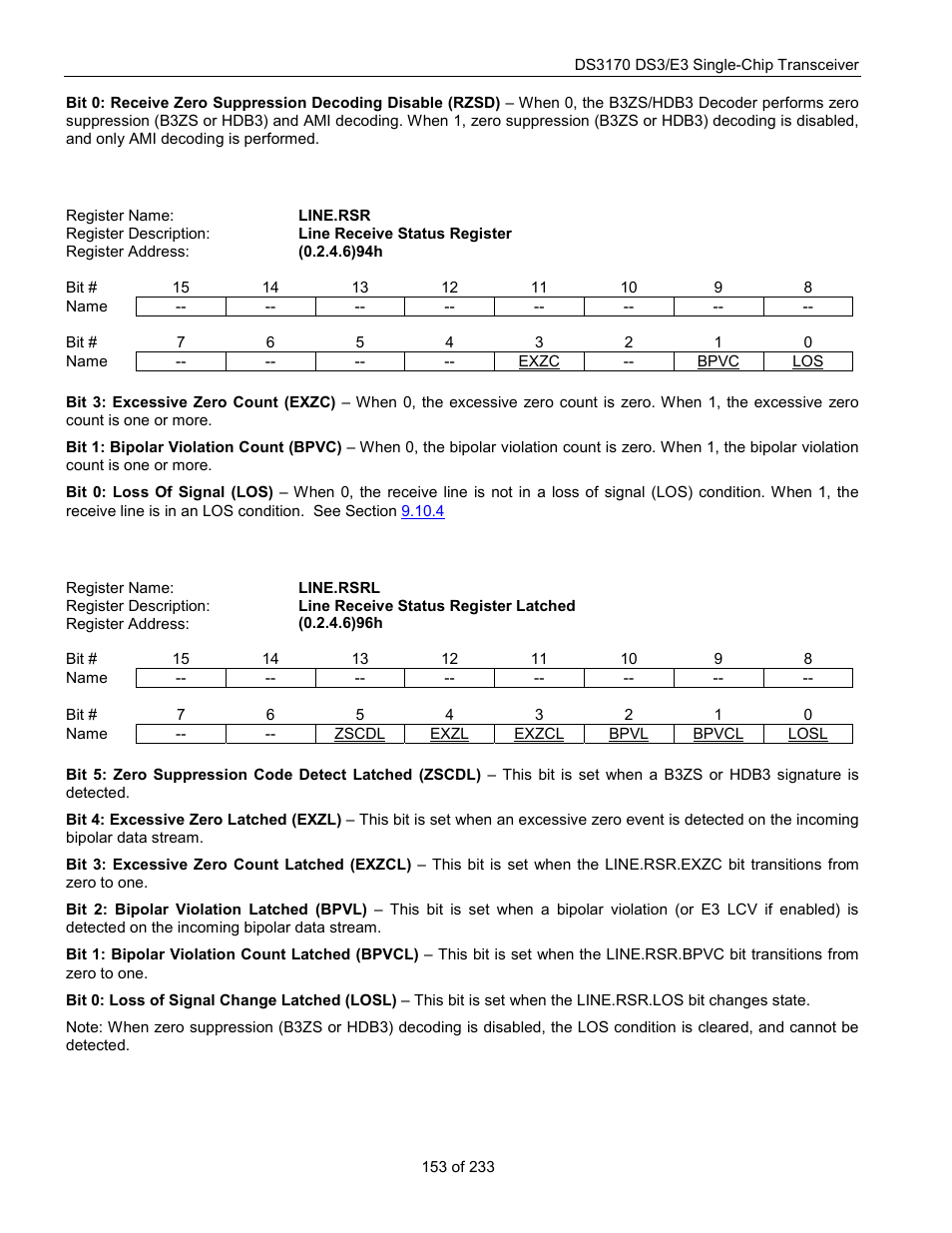 Line.rsr, Line.rsrl | Rainbow Electronics DS3170 User Manual | Page 153 / 233