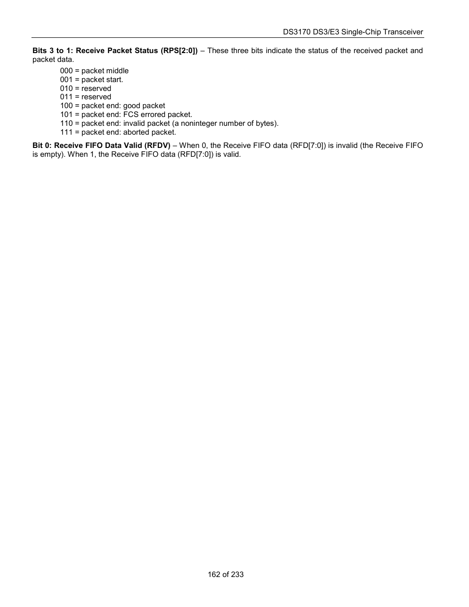 Rainbow Electronics DS3170 User Manual | Page 162 / 233