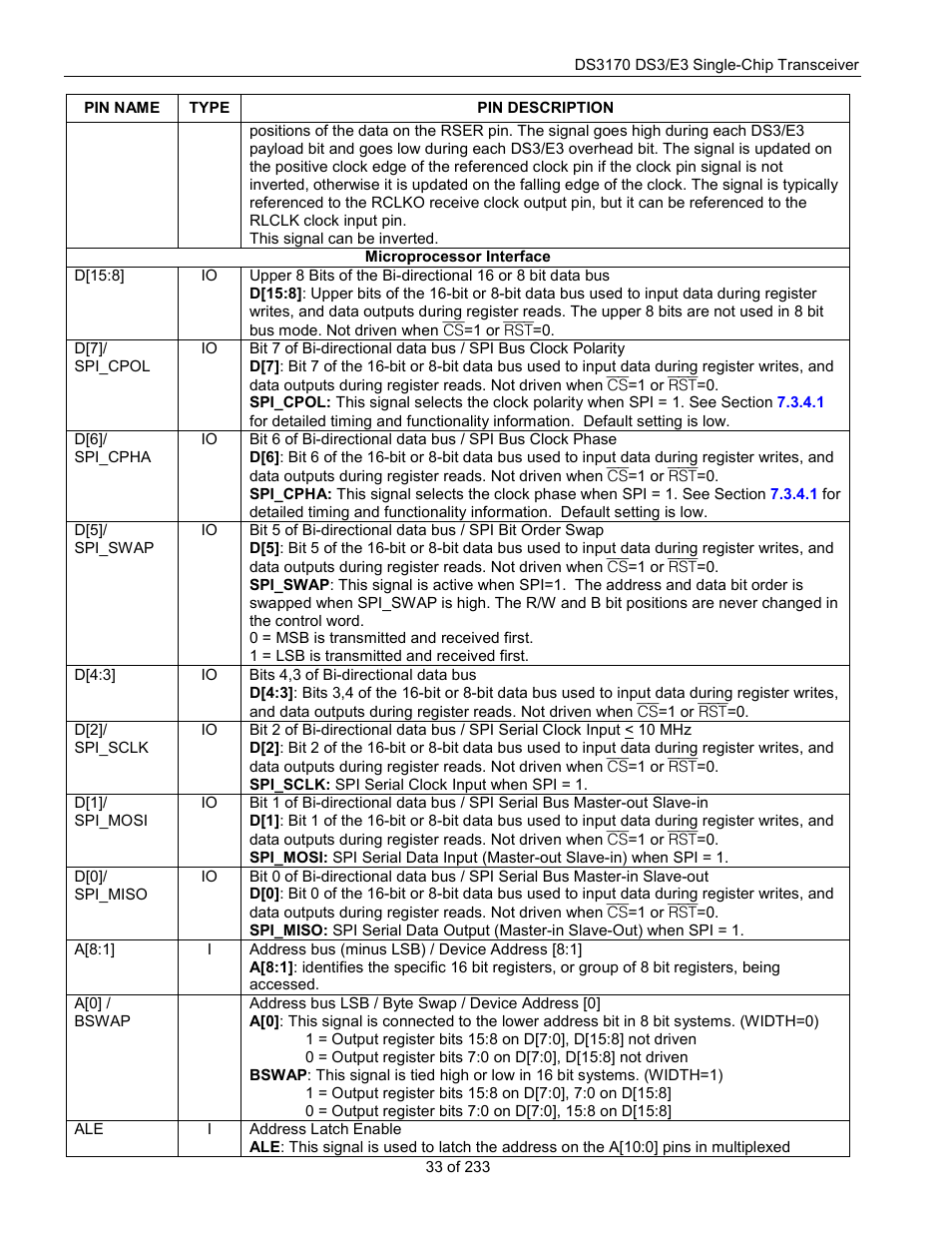 Rainbow Electronics DS3170 User Manual | Page 33 / 233