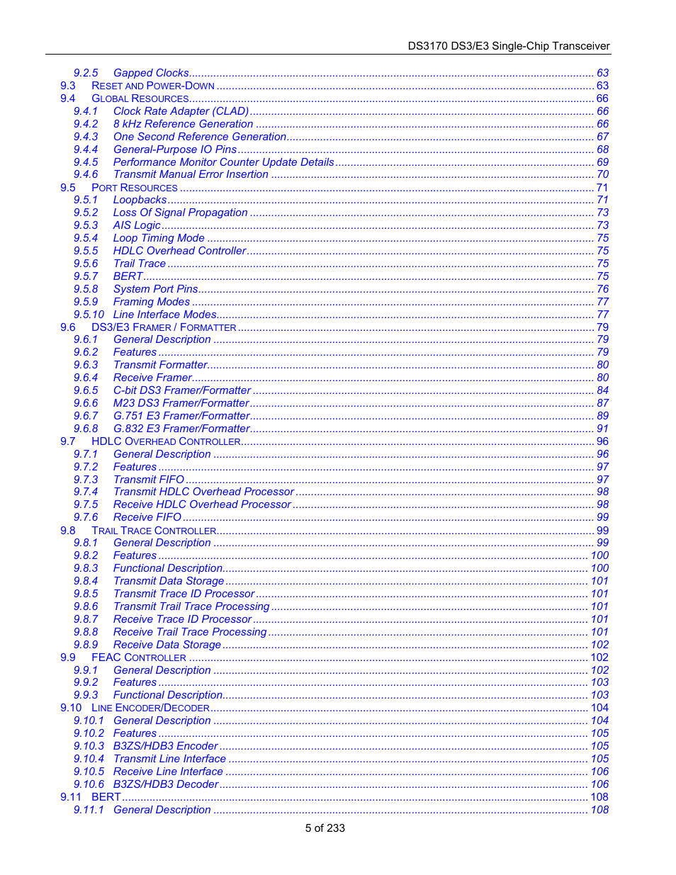 Rainbow Electronics DS3170 User Manual | Page 5 / 233