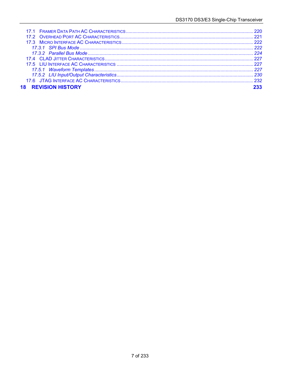 Rainbow Electronics DS3170 User Manual | Page 7 / 233