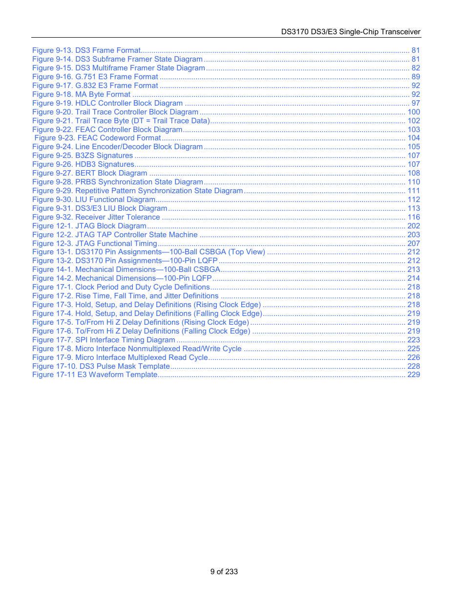 Rainbow Electronics DS3170 User Manual | Page 9 / 233