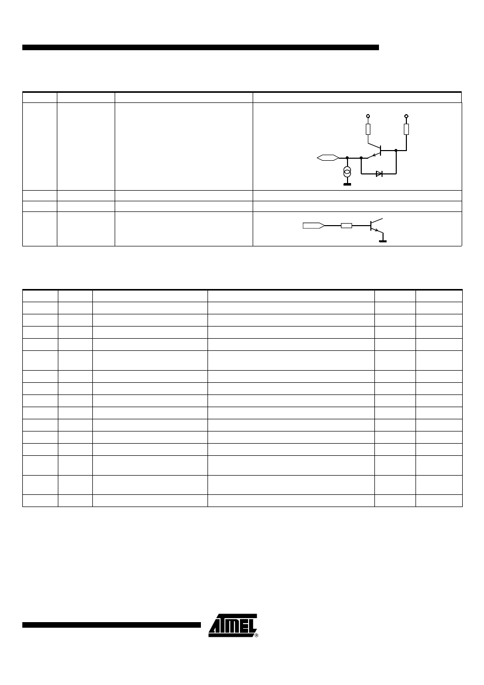 Pin description: microcontroller part, Atar862-8, Pin description: rf part (continued) | Rainbow Electronics ATAR862-8 User Manual | Page 3 / 106