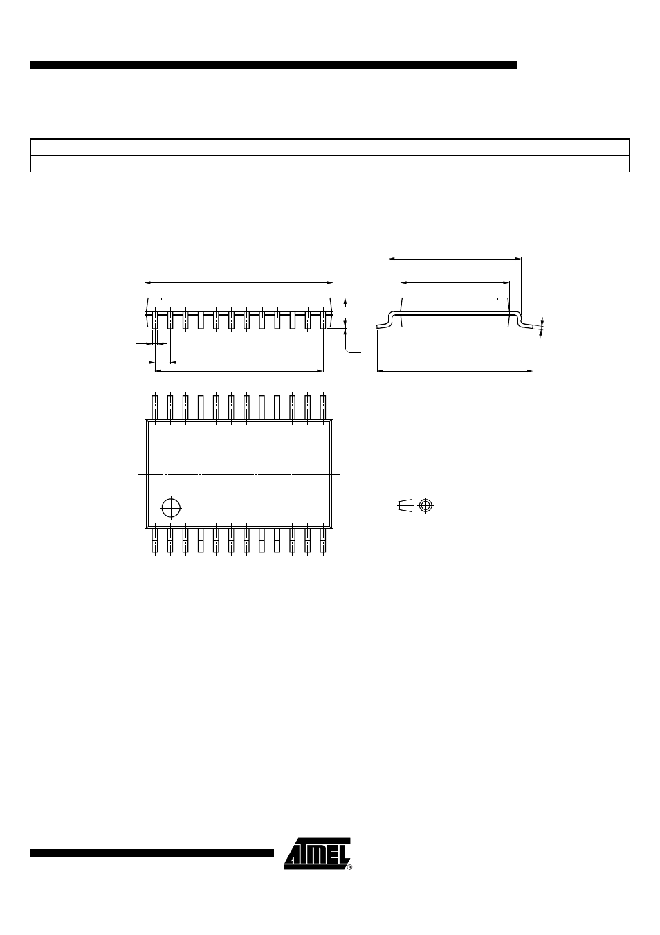 Ordering information, Package information, Atar862-8 | Package information ordering information, Package sso24 | Rainbow Electronics ATAR862-8 User Manual | Page 99 / 106