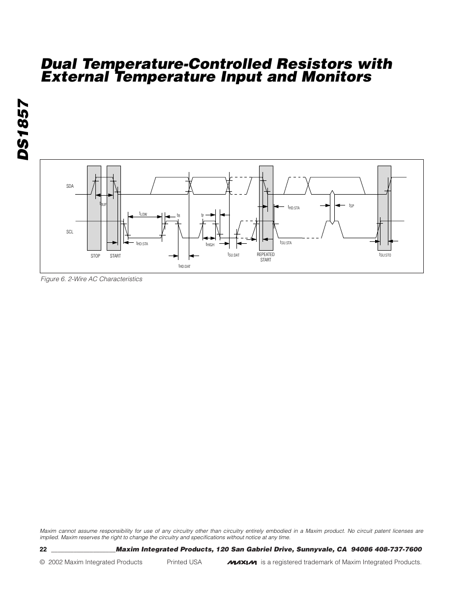 Rainbow Electronics DS1857 User Manual | Page 22 / 22