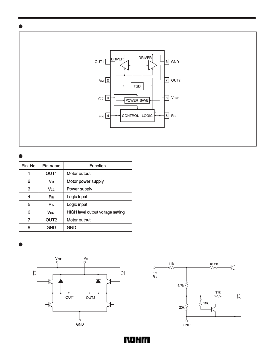 Motor driver ics ba6287f | Rainbow Electronics BA6287F User Manual | Page 2 / 6