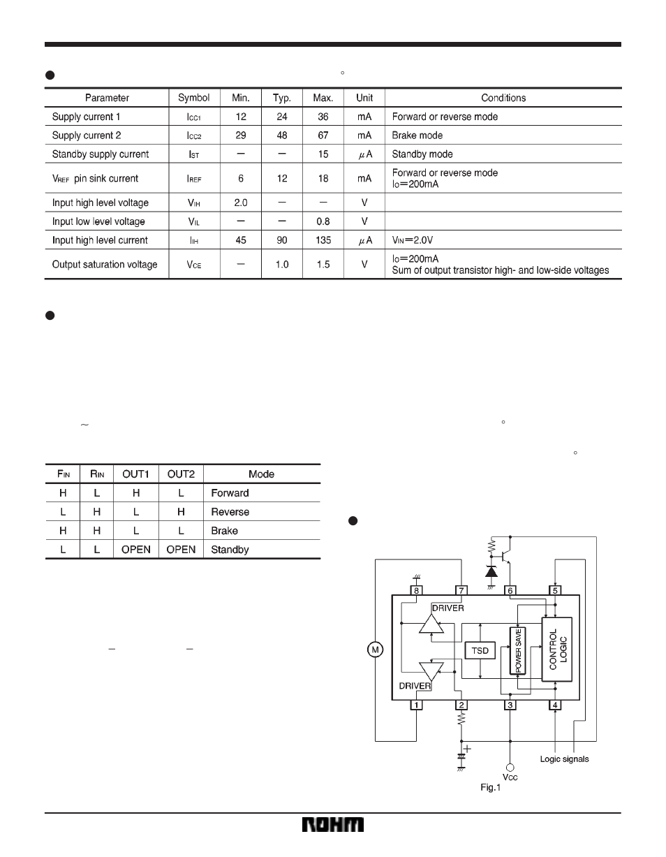 Motor driver ics ba6287f | Rainbow Electronics BA6287F User Manual | Page 3 / 6