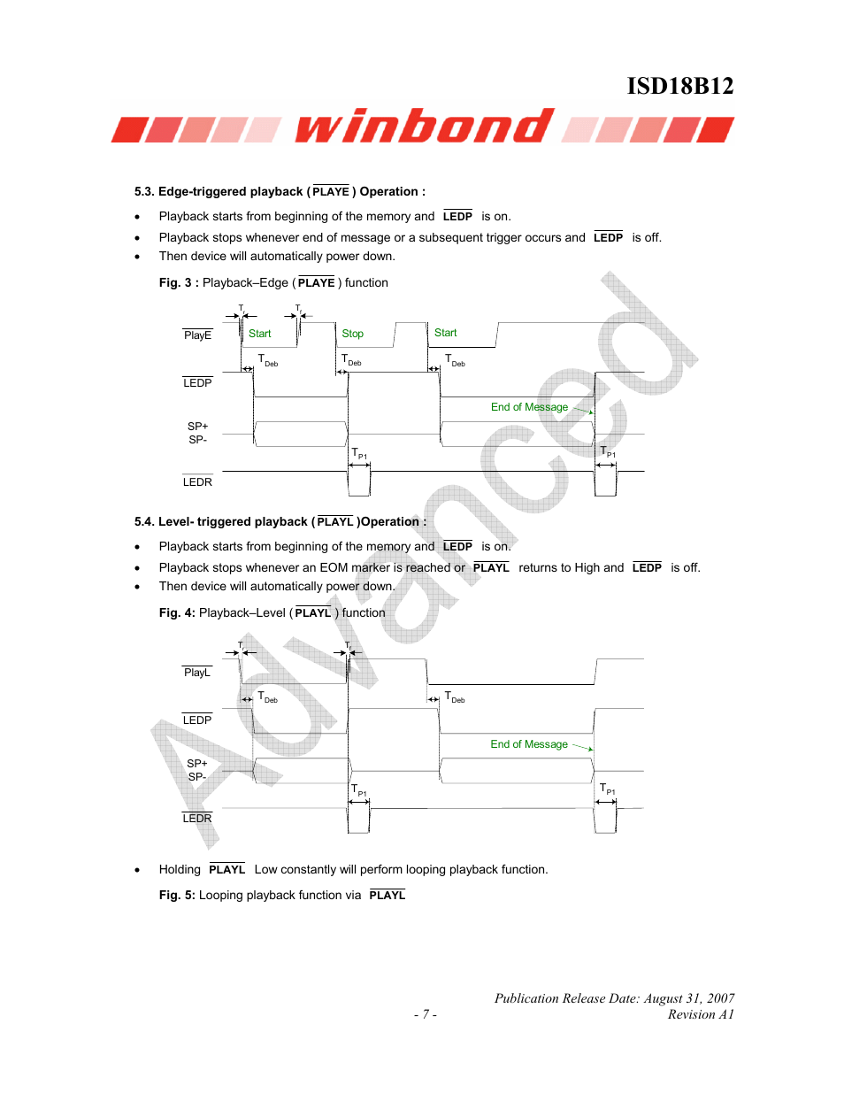Isd18b12 | Rainbow Electronics ISD18B12 User Manual | Page 7 / 19