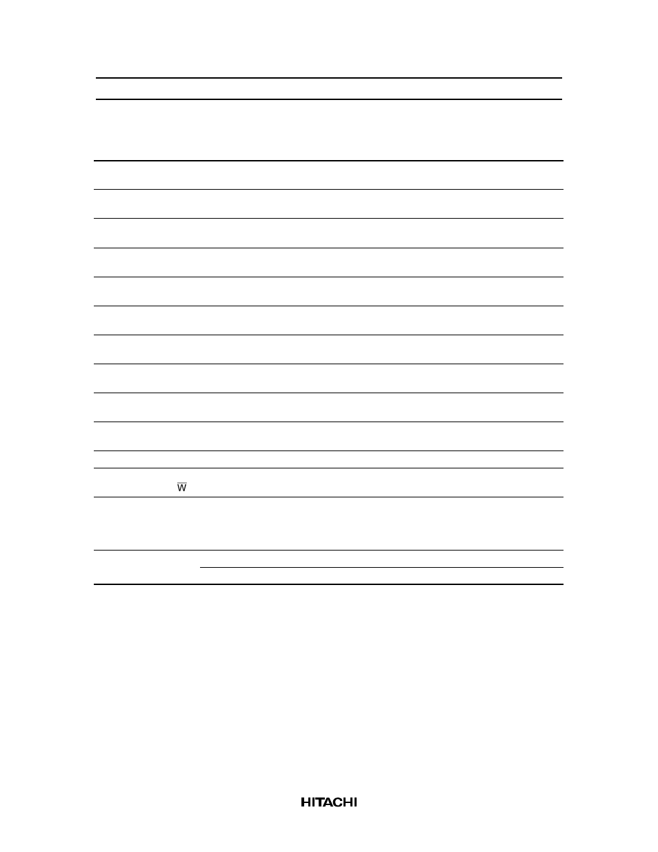 Dc characteristics (v, 7 to 4.5 v, t, 30 to +75 ° c | Rainbow Electronics HD44780 User Manual | Page 48 / 59