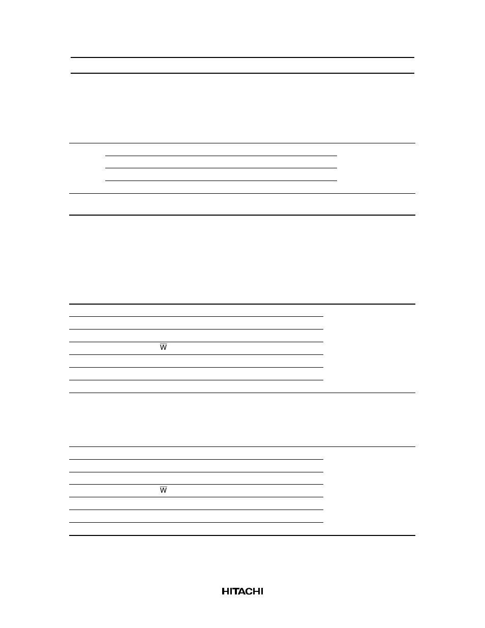 Ac characteristics (v, 7 to 4.5 v, t, 30 to +75 ° c | Bus timing characteristics | Rainbow Electronics HD44780 User Manual | Page 49 / 59