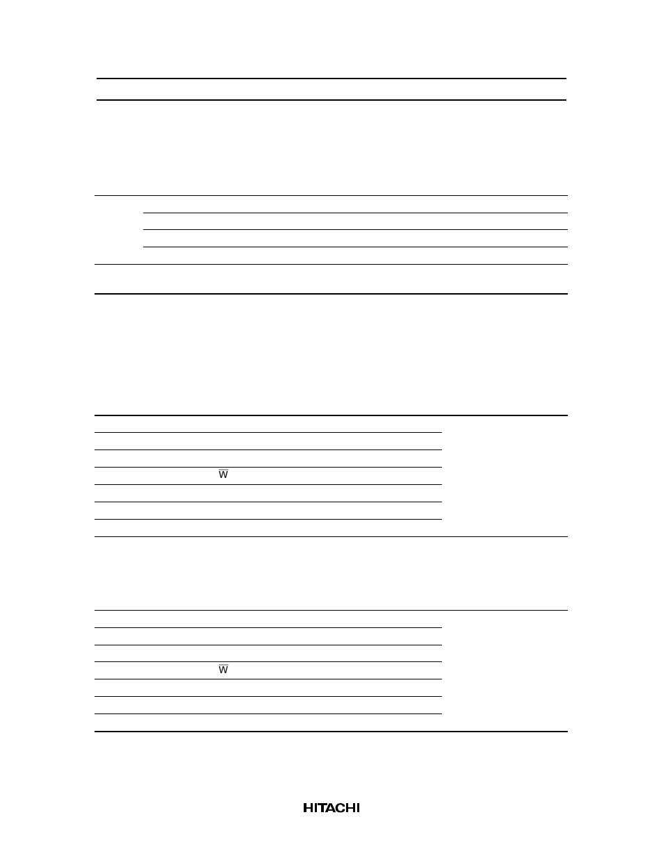 Ac characteristics (v, 5 to 5.5 v, t, 30 to +75 ° c | Bus timing characteristics | Rainbow Electronics HD44780 User Manual | Page 52 / 59
