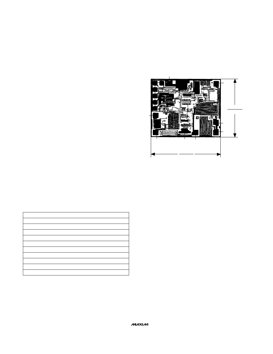 Scr latchup, Chip topography _ordering information (continued) | Rainbow Electronics ICL7665 User Manual | Page 12 / 12
