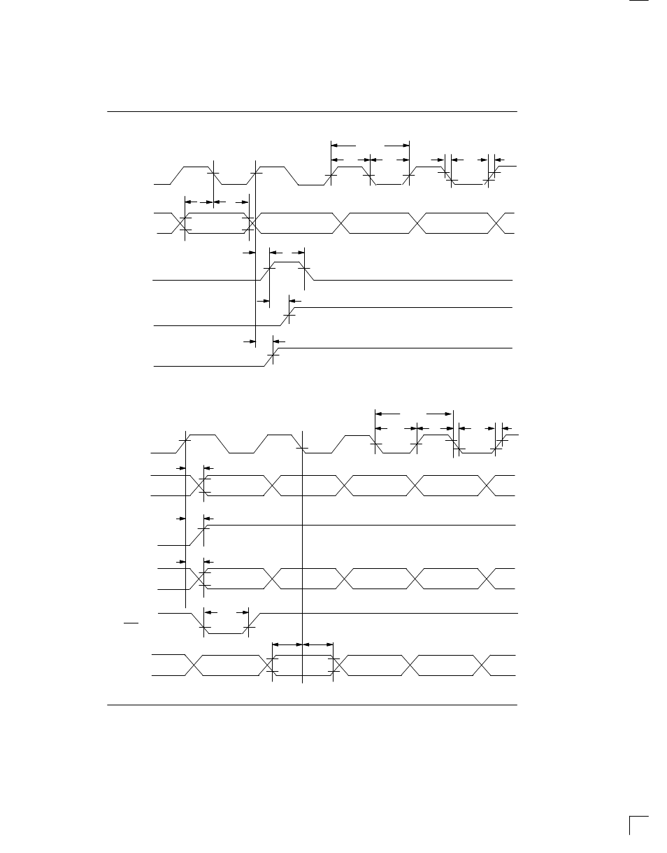 Transmit ac timing diagram, Receive ac timing diagram | Rainbow Electronics DS2180A User Manual | Page 34 / 36